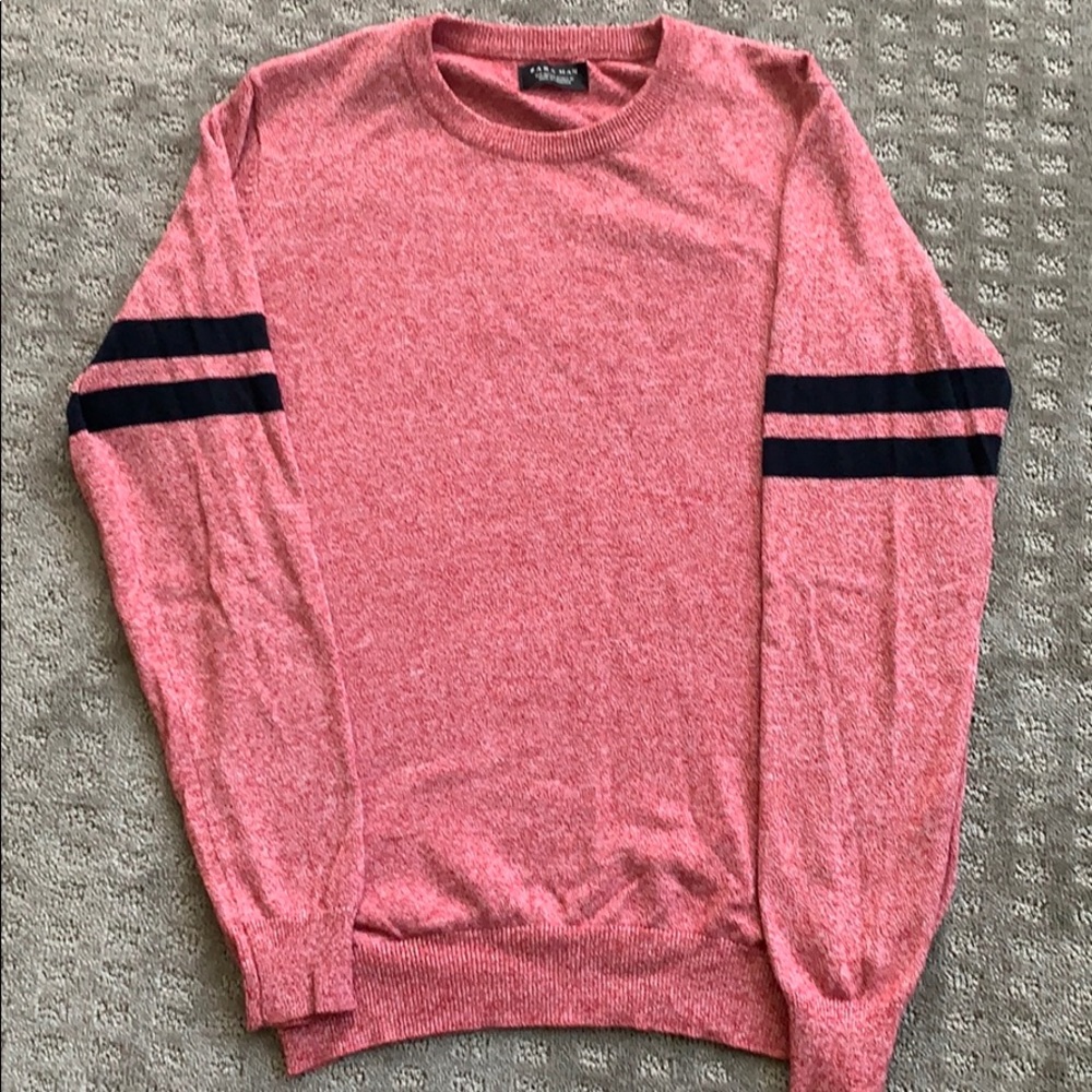 Zara Man striped sleeve sweater. Sz 40 Men’s small
